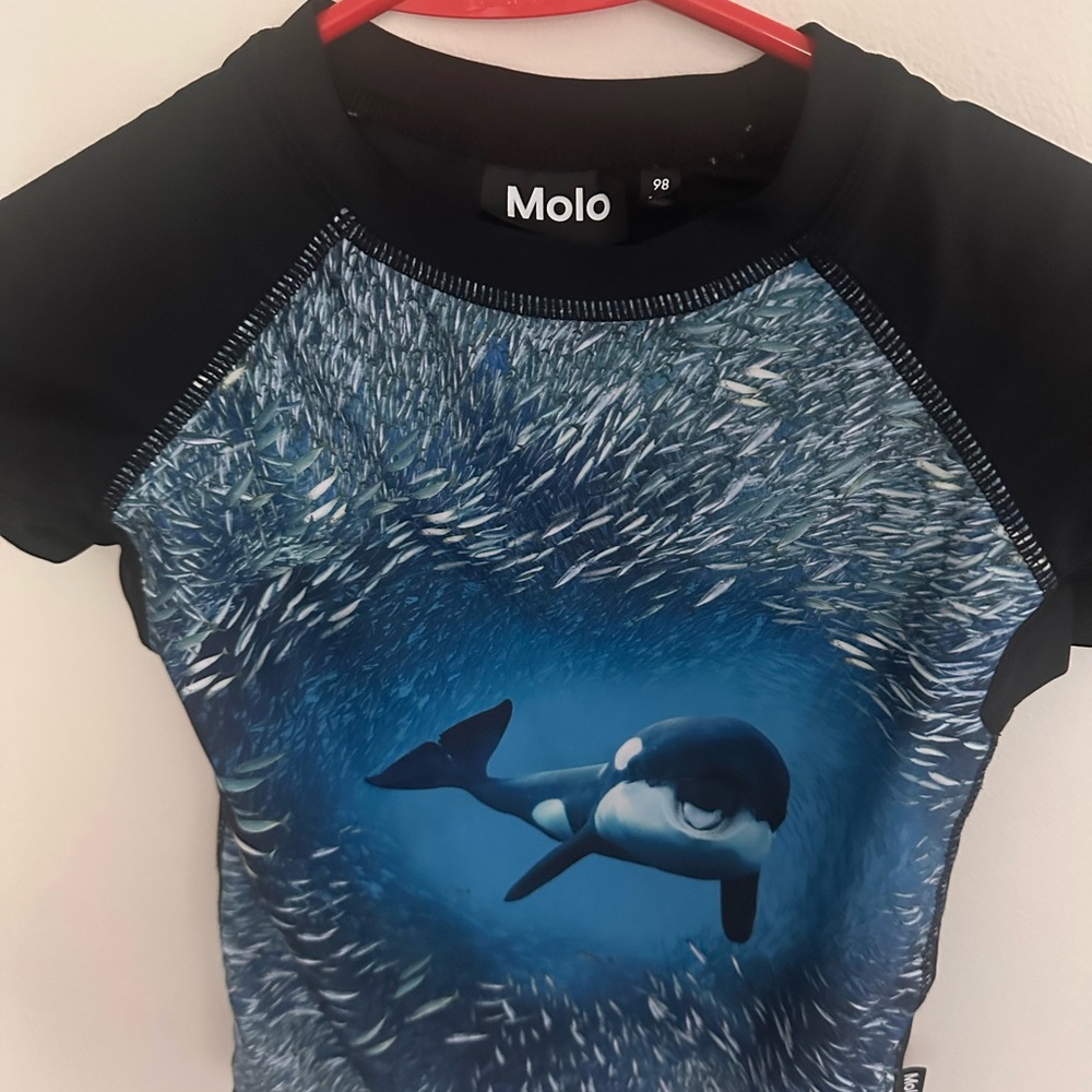 Molo Kids Swim Rashguard - UV protection Blue Ocean Orca - Picture 11 of 14
